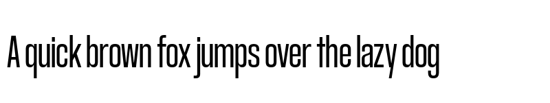 Preview of FONTSPRING DEMO - GGX89 Compressed Bk Regular font