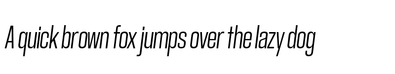 Preview of FONTSPRING DEMO - GGX89 Compressed Lt Italic font