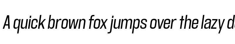 Preview of FONTSPRING DEMO - GGX89 Condensed Bk Italic font