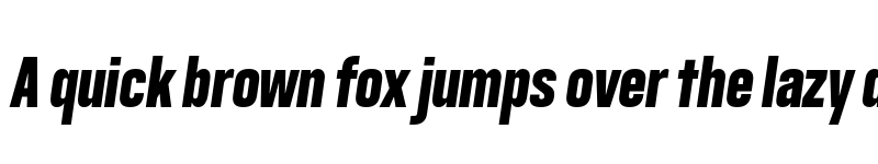 Preview of FONTSPRING DEMO - GGX89 Condensed Hv Italic font