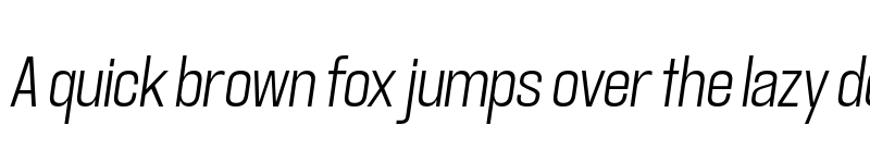 Preview of FONTSPRING DEMO - GGX89 Condensed Lt Italic font