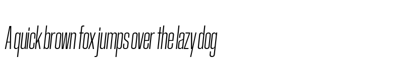Preview of FONTSPRING DEMO - GGX89 Crammed El Italic font