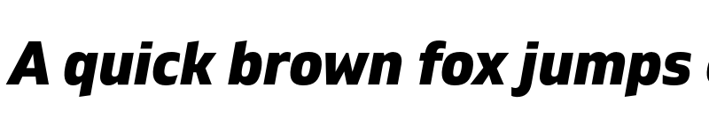 Preview of FONTSPRING DEMO - Gilam Heavy Italic Regular font