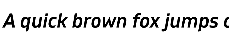 Preview of FONTSPRING DEMO - Gilam SemiBold Italic Regular font