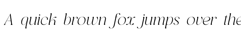 Preview of FONTSPRING DEMO - Gildan ExtLt Italic font