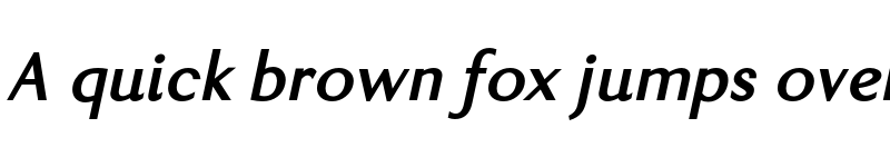 Preview of FONTSPRING DEMO - Gill New Antique Bold Italic font