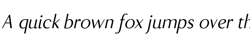 Preview of FONTSPRING DEMO - Gill New Antique Italic font