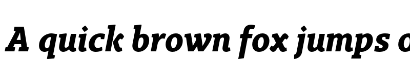 Preview of FONTSPRING DEMO - Gimbal Egyptian Bold Italic font