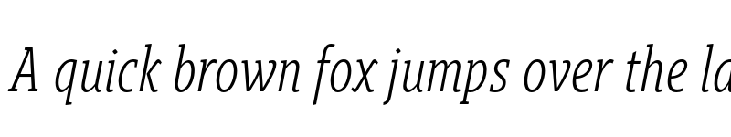 Preview of FONTSPRING DEMO - Gimbal Egyptian Comp Book Italic font