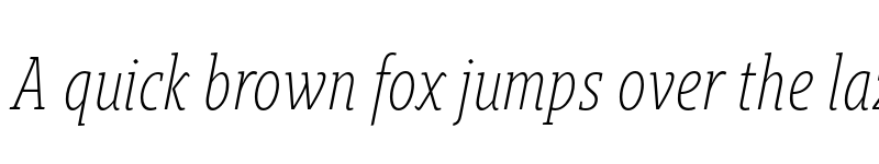 Preview of FONTSPRING DEMO - Gimbal Egyptian Comp Light Italic font