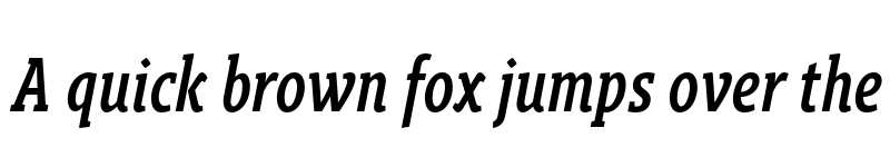 Preview of FONTSPRING DEMO - Gimbal Egyptian Comp Medium Italic font