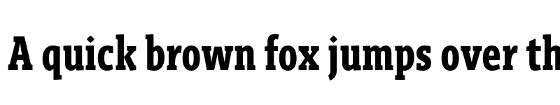 Preview of FONTSPRING DEMO - Gimbal Egyptian Compressed Bold font