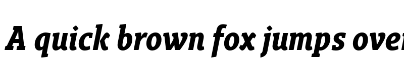 Preview of FONTSPRING DEMO - Gimbal Egyptian Condensed Bold Italic font