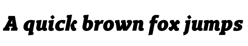 Preview of FONTSPRING DEMO - Gimbal Egyptian Heavy Italic font