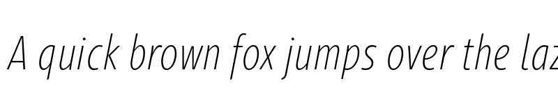 Preview of FONTSPRING DEMO - Gimbal Grotesque Comp Light Italic font