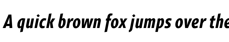 Preview of FONTSPRING DEMO - Gimbal Grotesque Compressed Bold Italic font