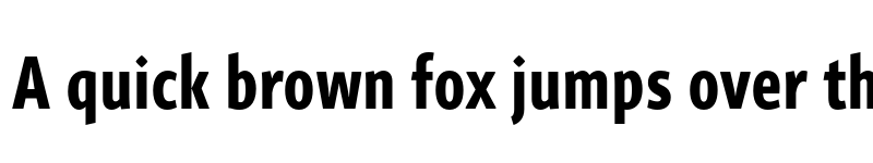 Preview of FONTSPRING DEMO - Gimbal Grotesque Compressed Bold font