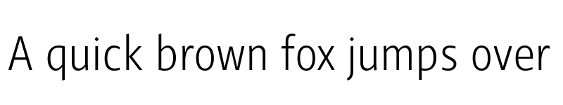 Preview of FONTSPRING DEMO - Gimbal Grotesque Cond Book Regular font