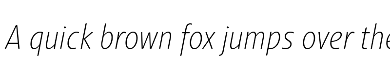 Preview of FONTSPRING DEMO - Gimbal Grotesque Cond Light Italic font