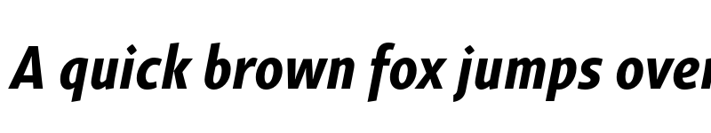 Preview of FONTSPRING DEMO - Gimbal Grotesque Condensed Bold Italic font