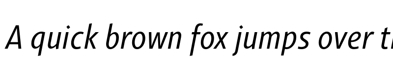 Preview of FONTSPRING DEMO - Gimbal Grotesque Condensed Italic font