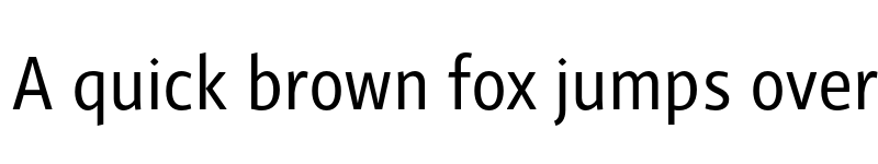 Preview of FONTSPRING DEMO - Gimbal Grotesque Condensed Regular font