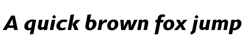 Preview of FONTSPRING DEMO - Gimbal Grotesque Extended Bold Italic font