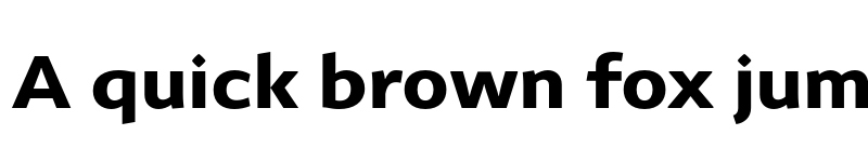 Preview of FONTSPRING DEMO - Gimbal Grotesque Extended Bold font