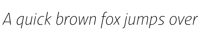 Preview of FONTSPRING DEMO - Gimbal Grotesque Light Italic font