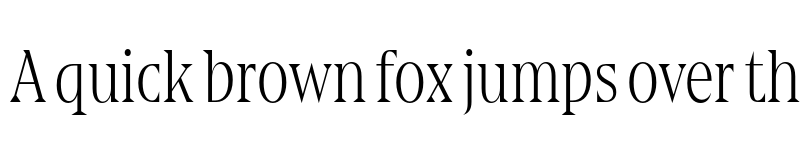 Preview of FONTSPRING DEMO - Gio Condensed Extralight Regular font