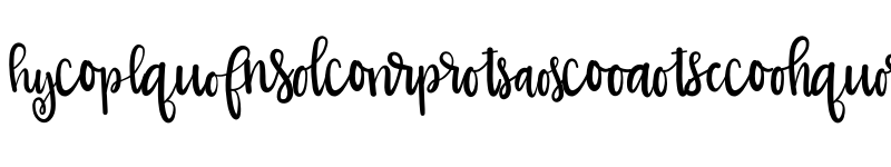 Preview of FONTSPRING DEMO - Girlfriend Alternates Regular font