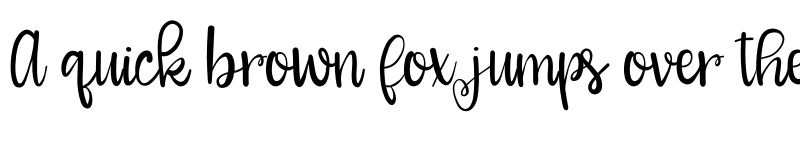 Preview of FONTSPRING DEMO - Girlfriend Regular font