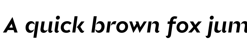 Preview of FONTSPRING DEMO - Glance Sans Bold Italic font