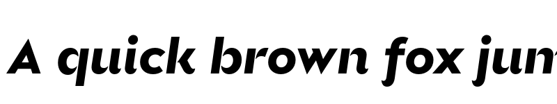 Preview of FONTSPRING DEMO - Glance Sans Extrabold Italic font