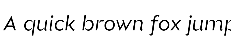 Preview of FONTSPRING DEMO - Glance Sans Italic font