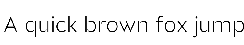 Preview of FONTSPRING DEMO - Glance Sans Light Regular font