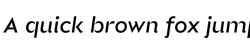 Preview of FONTSPRING DEMO - Glance Sans Medium Italic font