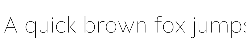 Preview of FONTSPRING DEMO - Glance Sans Thin Regular font