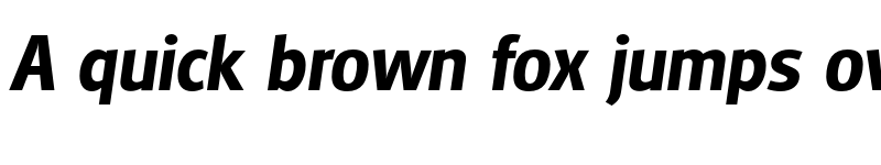 Preview of FONTSPRING DEMO - Glasgow Serial Bold Italic font