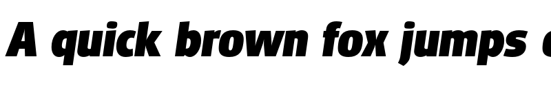 Preview of FONTSPRING DEMO - Glasgow Serial Heavy Italic font