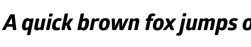 Preview of FONTSPRING DEMO - Glober xBold Italic font