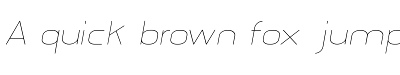 Preview of FONTSPRING DEMO - Glorifie Thin-Italic font