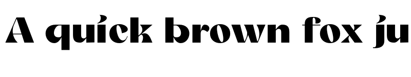 Preview of FONTSPRING DEMO - Glorify Black Regular font