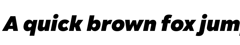 Preview of FONTSPRING DEMO - Gogh Black Italic font