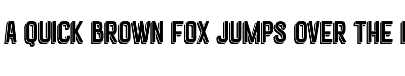 Preview of FONTSPRING DEMO - Goldana Drop Shadow Drop Shadow font