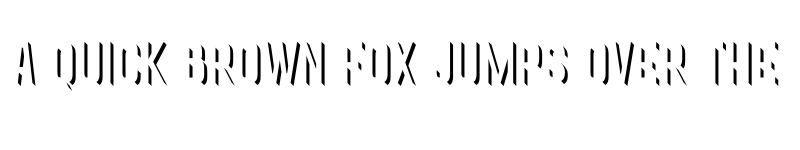 Preview of FONTSPRING DEMO - Goldana Extrude Detail Extrude Detail font