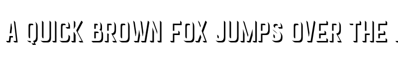 Preview of FONTSPRING DEMO - Goldana Extrude Extrude font