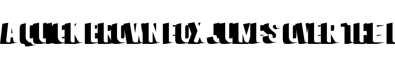 Preview of FONTSPRING DEMO - Goldana Extrude Shadow Extrude Shadow font