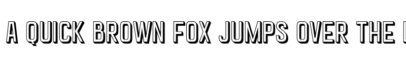 Preview of FONTSPRING DEMO - Goldana Outline Extrude Extrude font