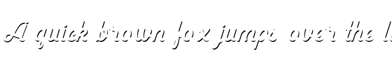 Preview of FONTSPRING DEMO - Goldana Script Shadow Solo Script Shadow Solo font